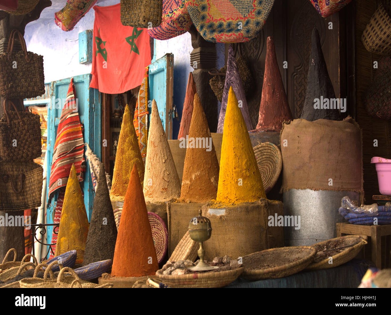 spice, old town, morocco, spices, east, oriental, shops, terracotta