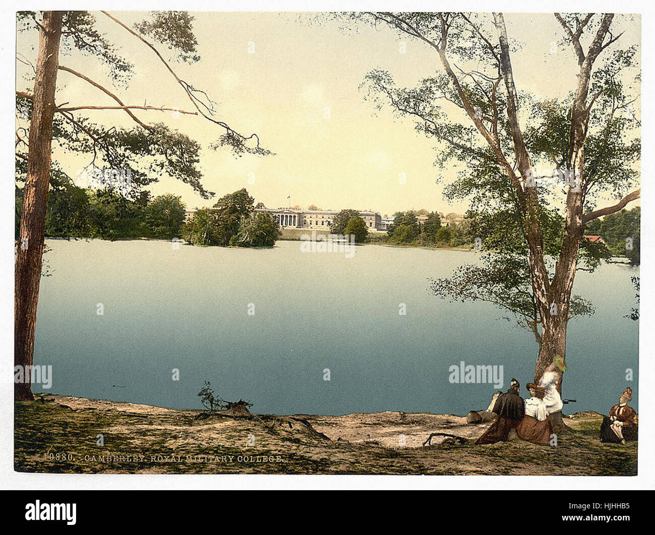 Royal Military College, Sandhurst, Camberley   - Photochrom XIXth century Stock Photo