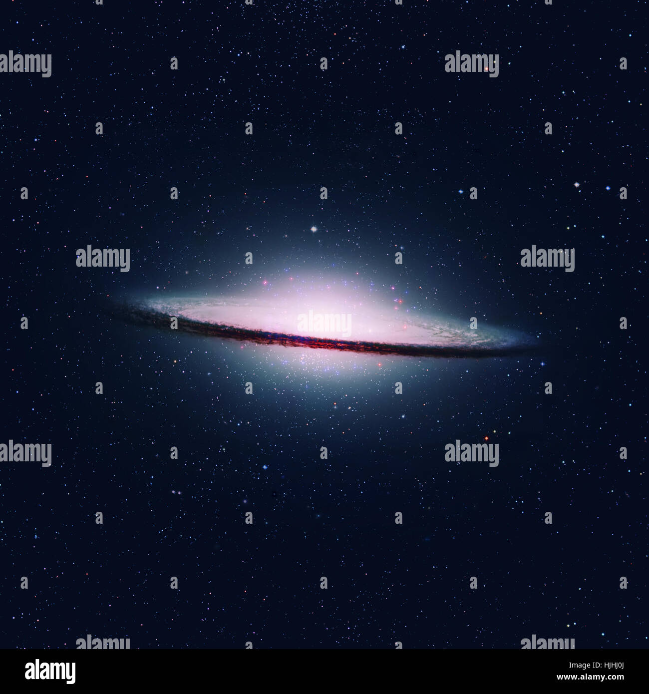 Abstract space background with a spiral galaxy Stock Photo - Alamy