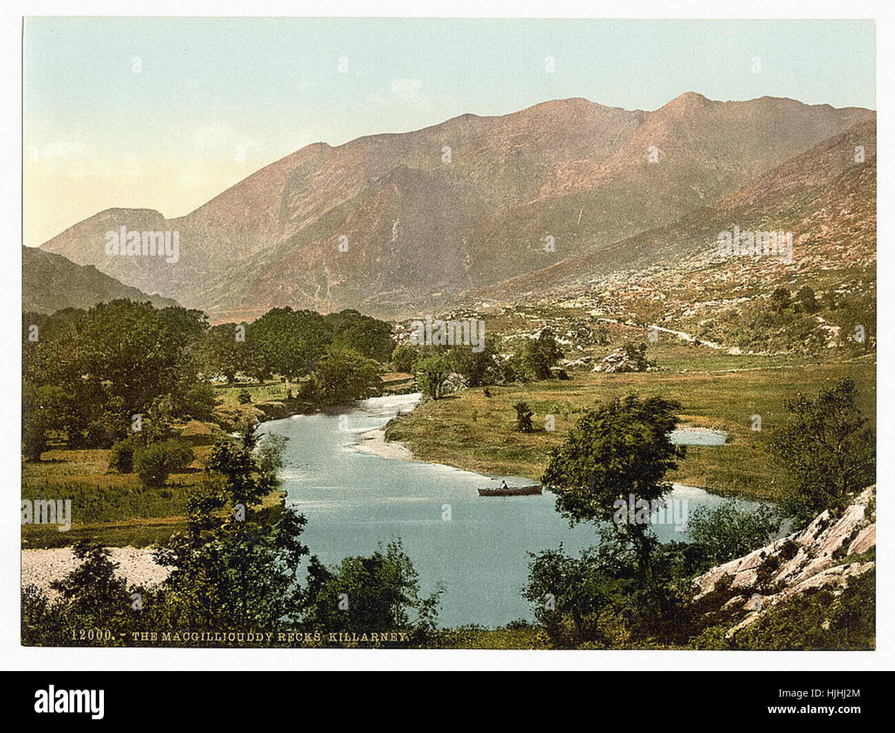 The Macgillicuddy Reeks, Killarney. County Kerry, Ireland - Photochrom ...