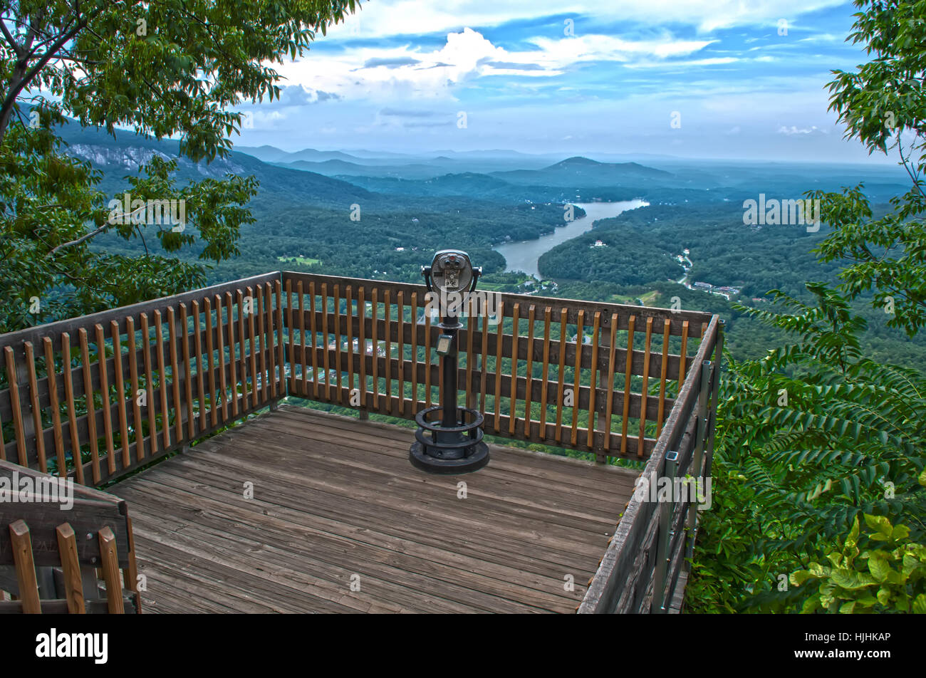 Chimney rock american flag hi-res stock photography and images - Alamy