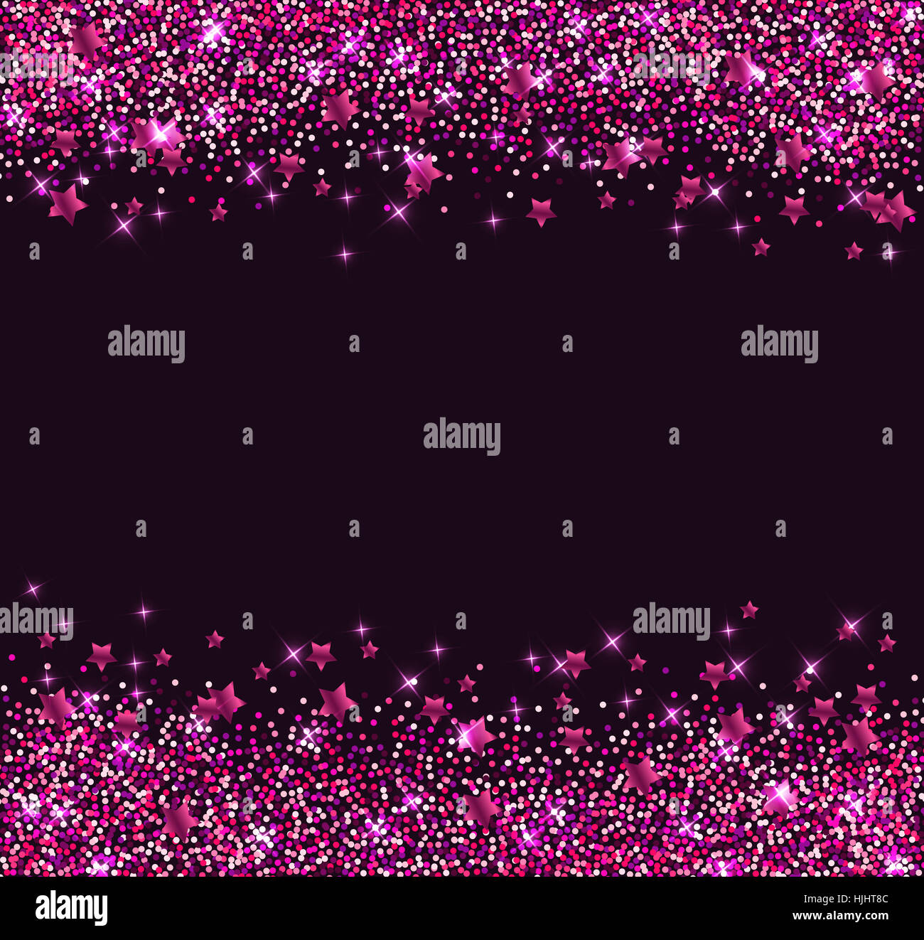 Abstract glitter background with pink shining stars Stock Photo - Alamy