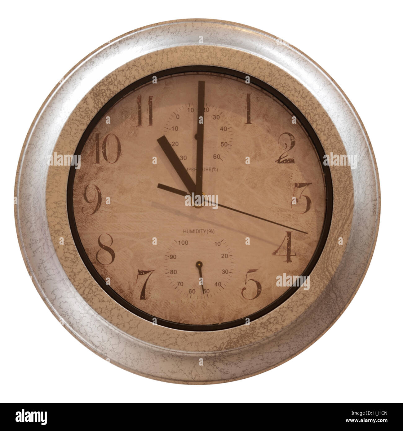 Clock Face 11 OClock Stock Photo