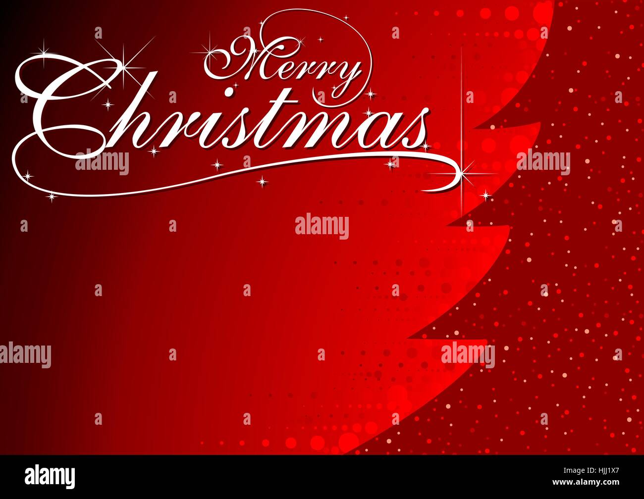 Red Glowing Abstract Christmas Tree Background Stock Vector Image & Art ...