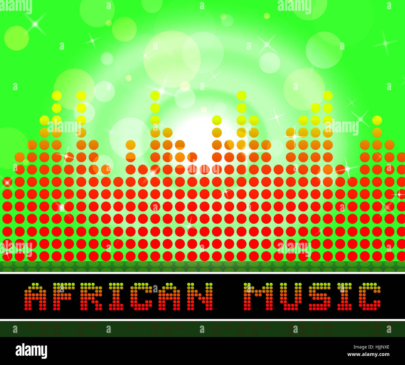 African Music Graphic Equalizer Represents Africa Soundtracks And