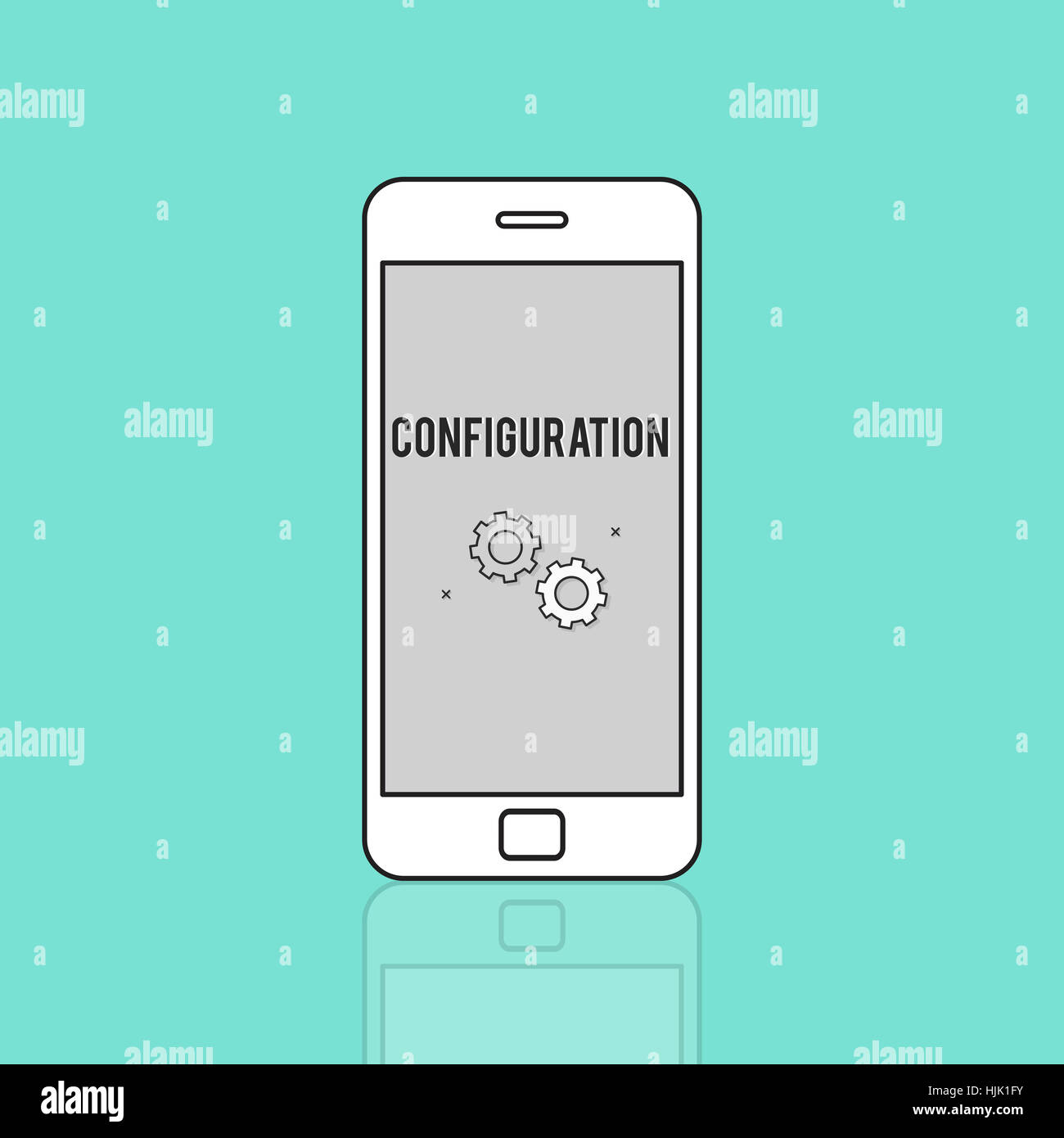 Configuration Setup System Concept Stock Photo - Alamy