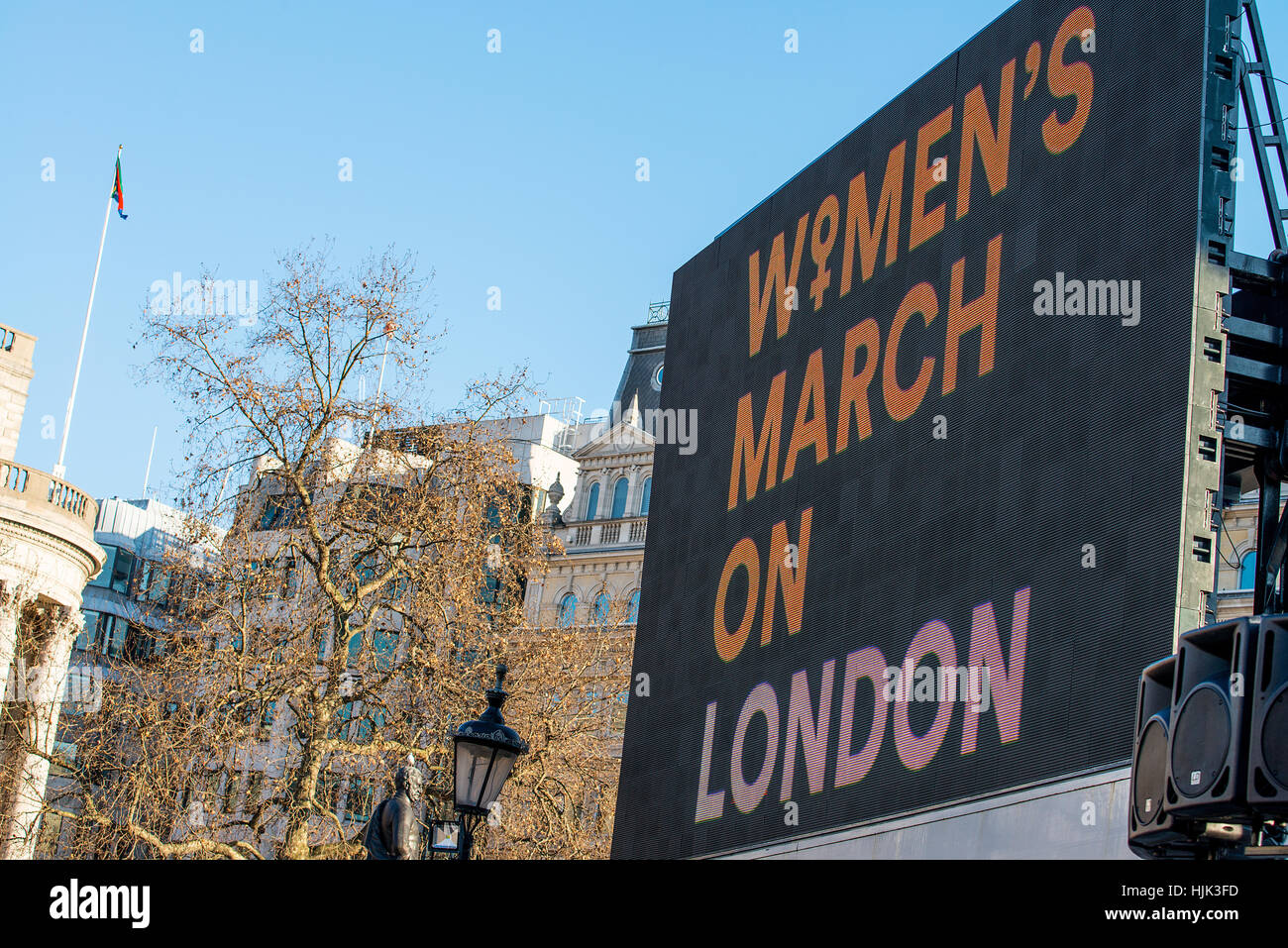 Over 100,000 people took part in the Women's March / anti Donald Trump ...