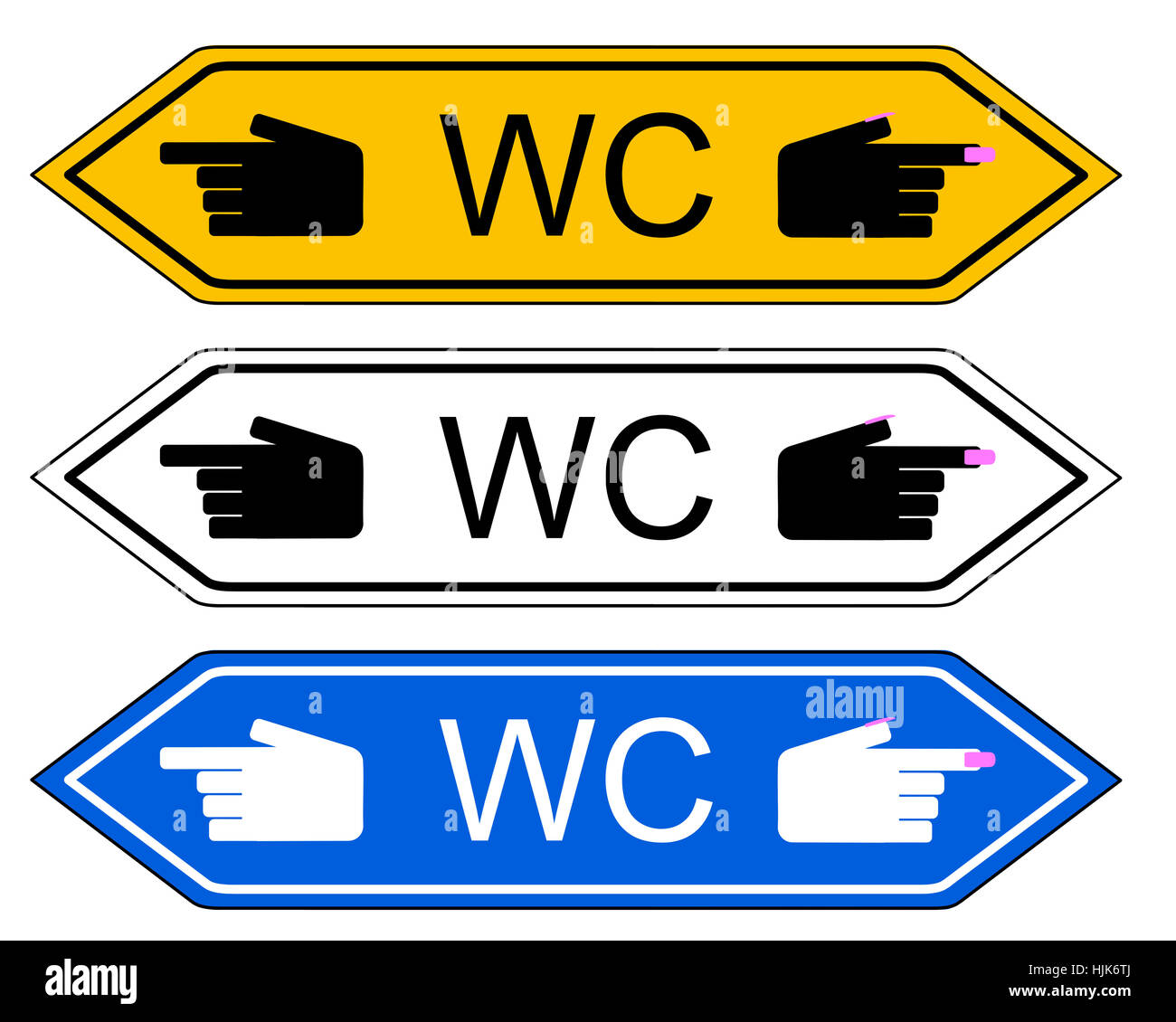 sign, signal, blue, hand, optional, ladies, masters, graphic, public, traffic, Stock Photo
