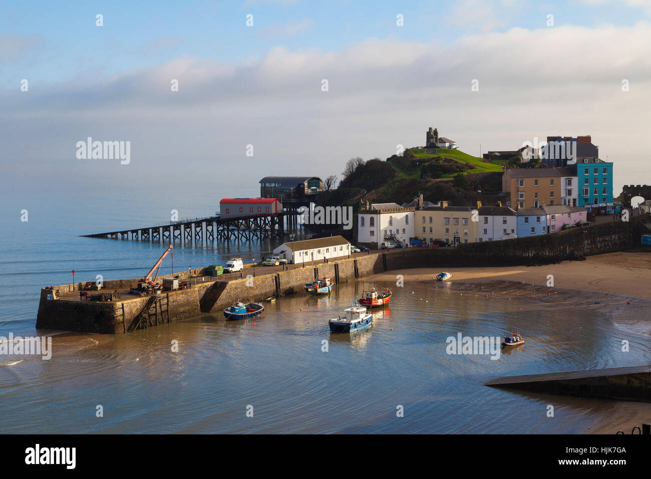 Tenby Harbour, Wales, United kingdom Stock Photo