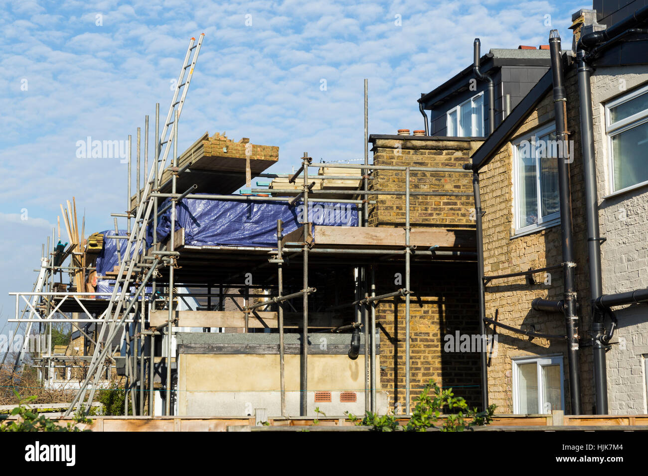 Scaffolding To A Two New Dormer Dormers Dormas Dorm On The