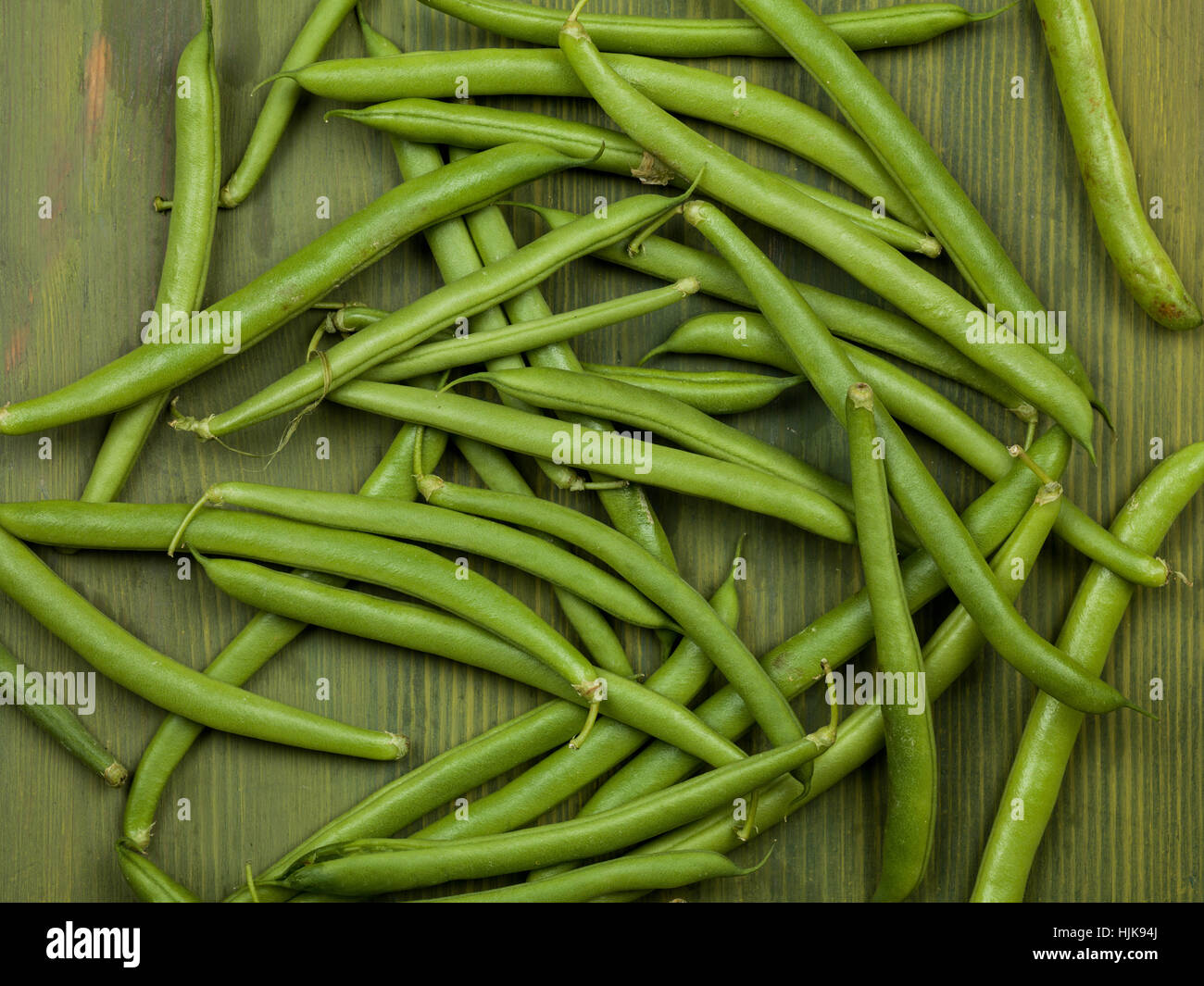 Green beans from above hi-res stock photography and images - Alamy