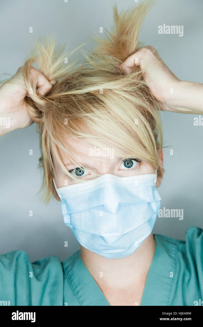 doctor, physician, medic, medical practicioner, woman, women, blank, european, Stock Photo