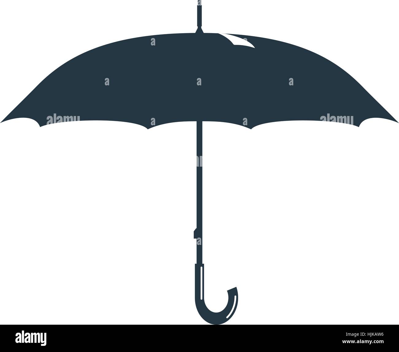 Rainy weather and an umbrella. Vector illustration Stock Vector Image ...