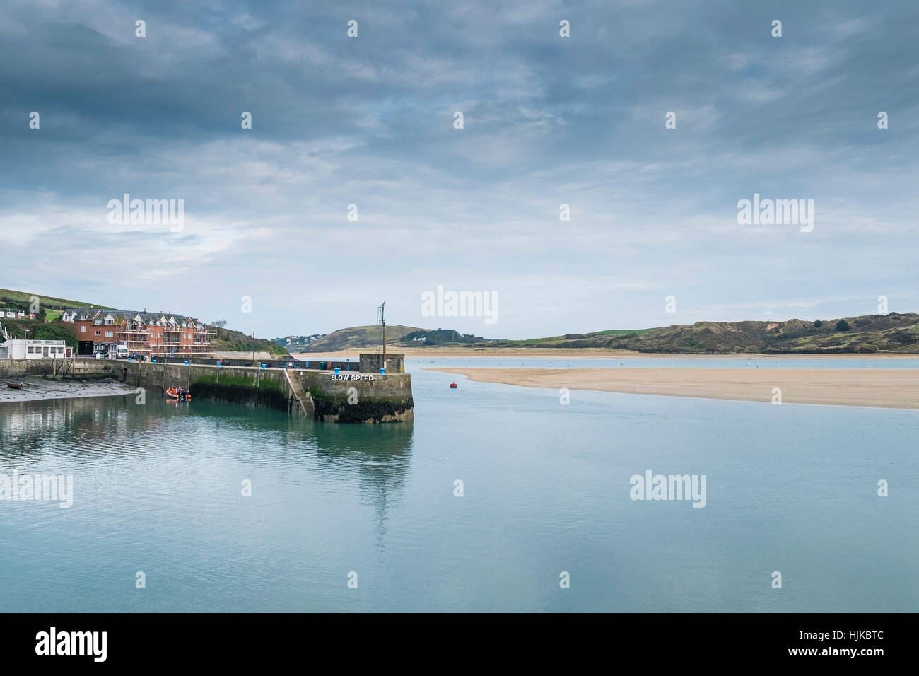 Padstow Harbour Entrance Camel Estuary Cornwall Stock Photo Alamy
