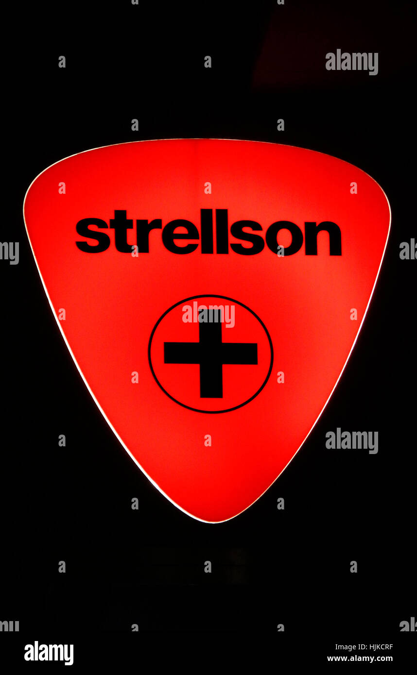das Logo der Marke 'Strellson', Berlin. Stock Photo