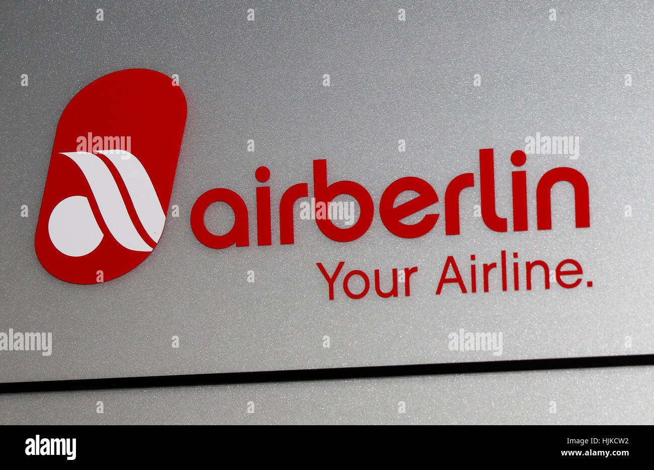 das Logo der Marke 'Airberlin', Berlin. Stock Photo