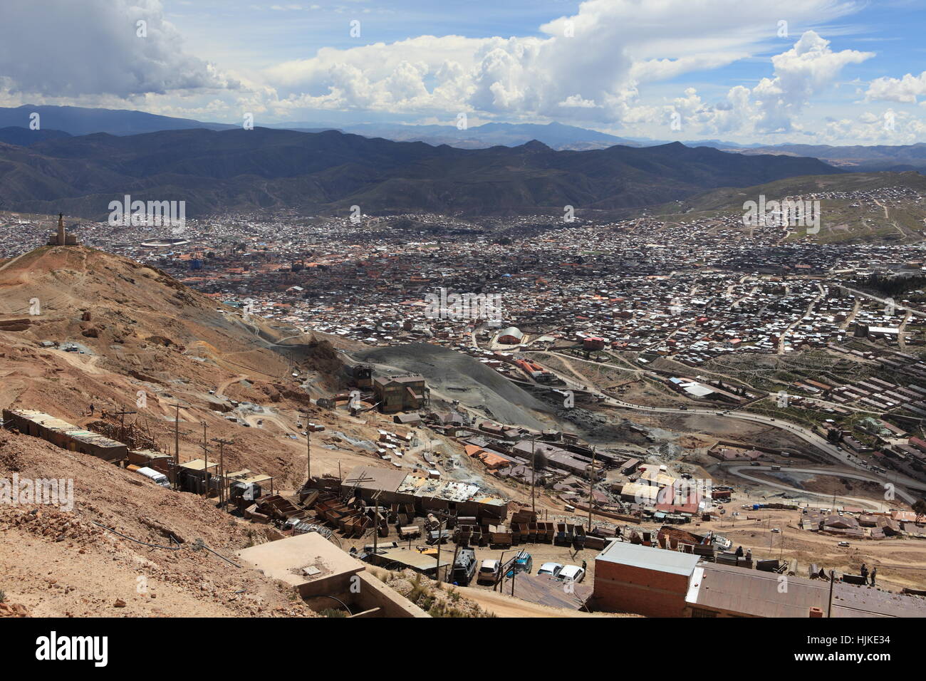 silver mines in potosi bolivia Stock Photo