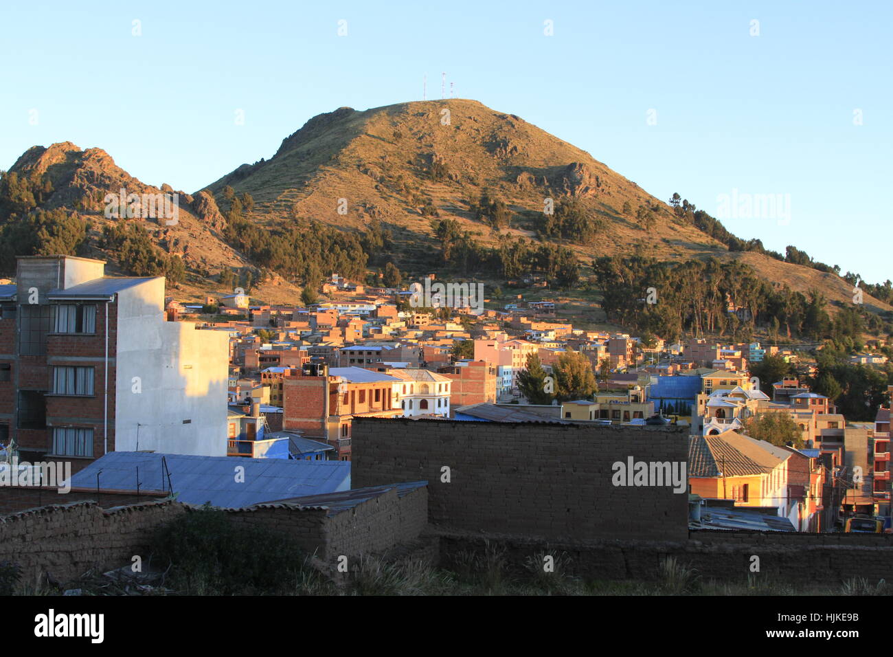 travel, buildings, city, town, hill, mountains, sunset, tourism, beach, Stock Photo