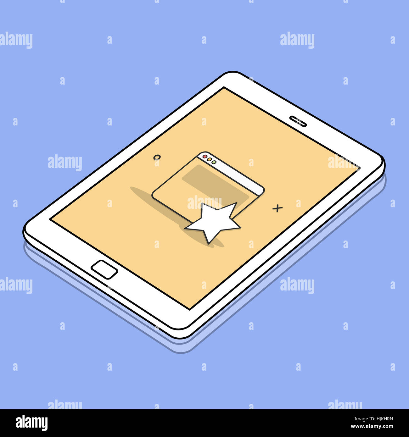 Bookmarks Favorite Internet Social Media Concept Stock Photo - Alamy
