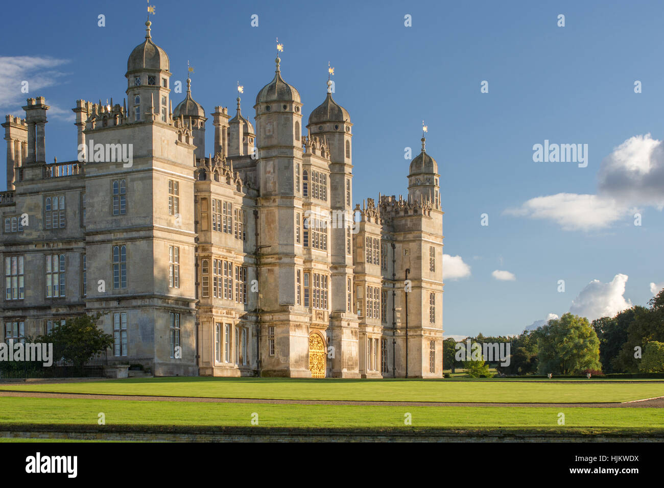 Burghley House, stamford, Lincolnshire Stock Photo