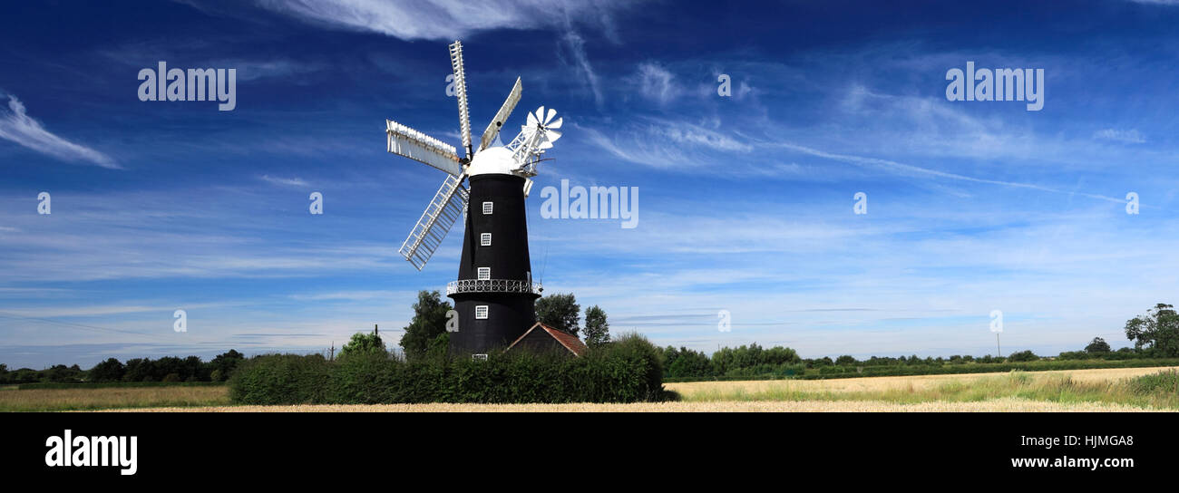 sibsey-trader-windmill-sibsey-village-lincolnshire-england-uk-stock