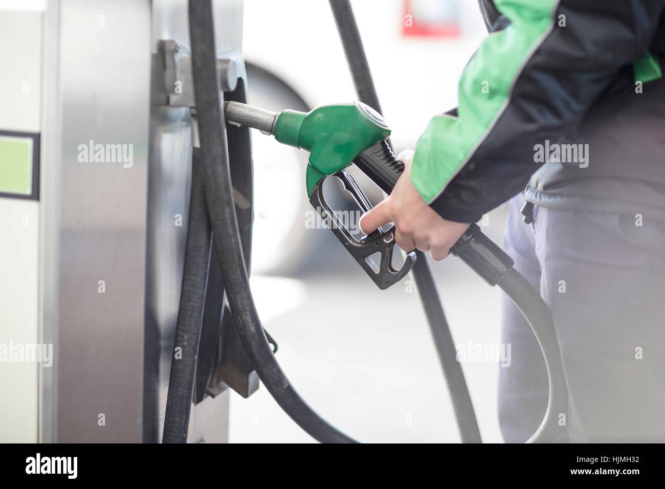 Petrol pump attendant hires stock photography and images Alamy