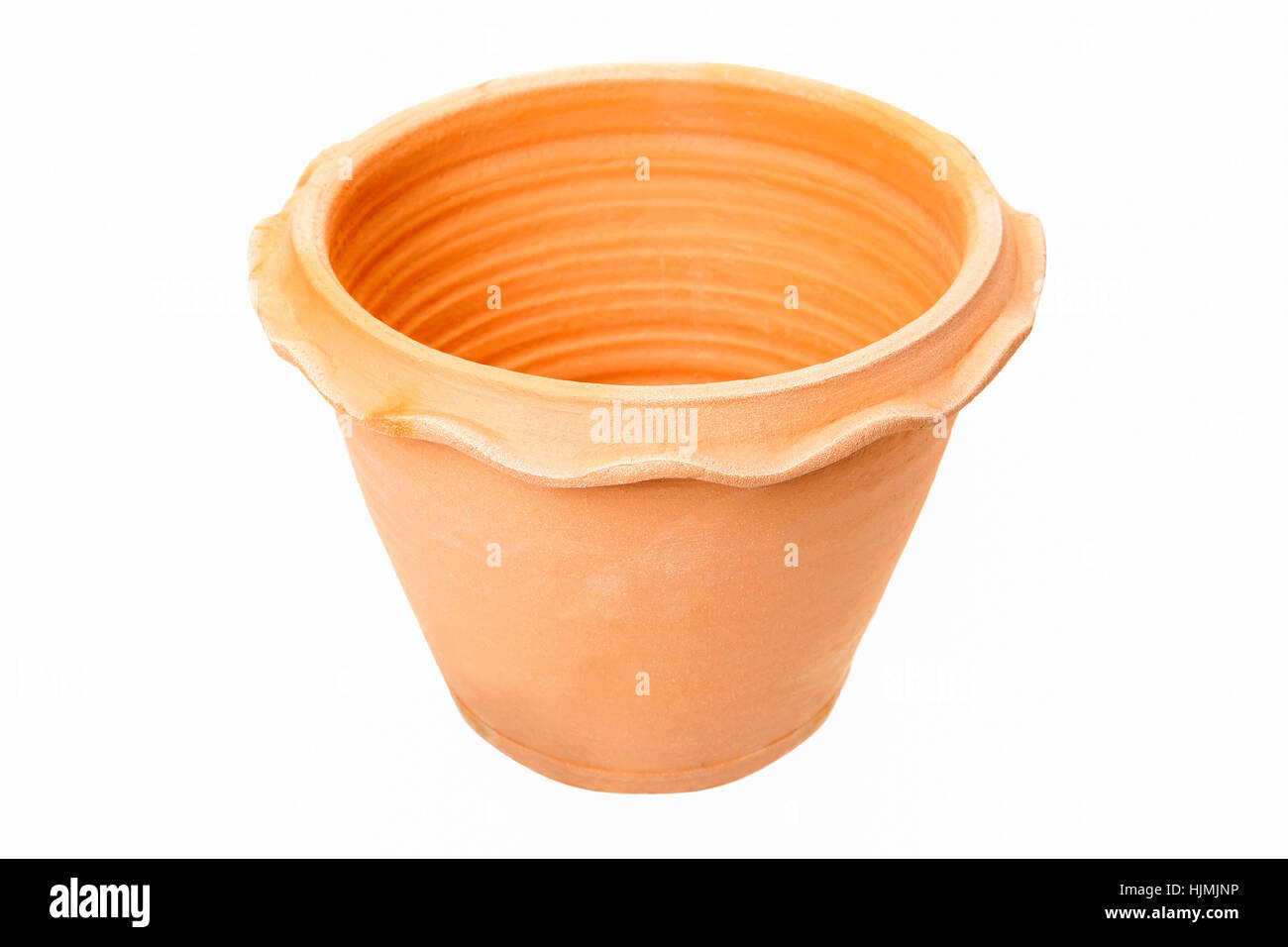 Clay Pot isolated on white background Stock Photo - Alamy
