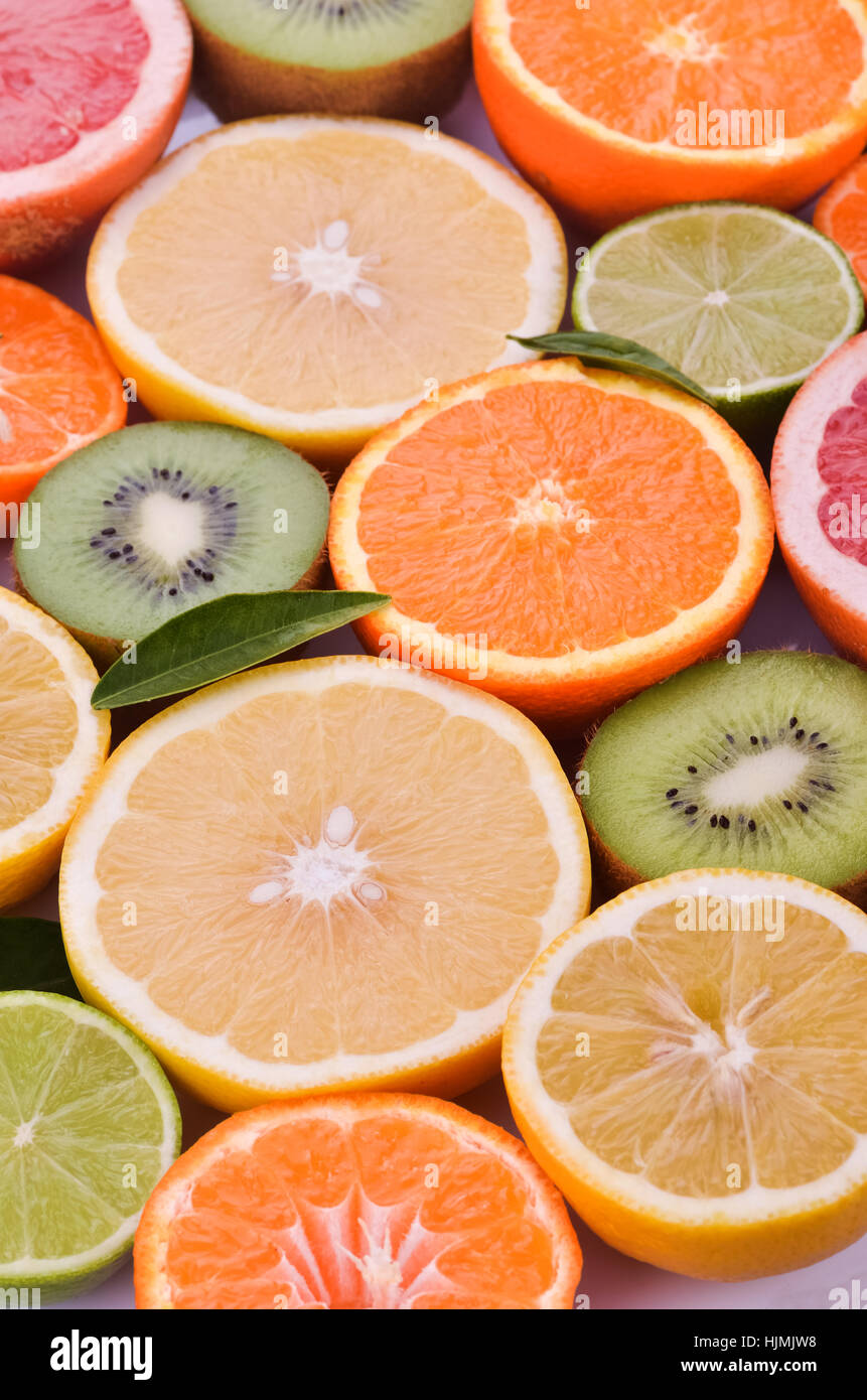 variety of juicy citrus fruits Stock Photo - Alamy