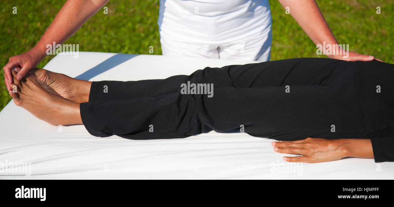 Polarity massage; a technique of gently rocking, holding and massaging