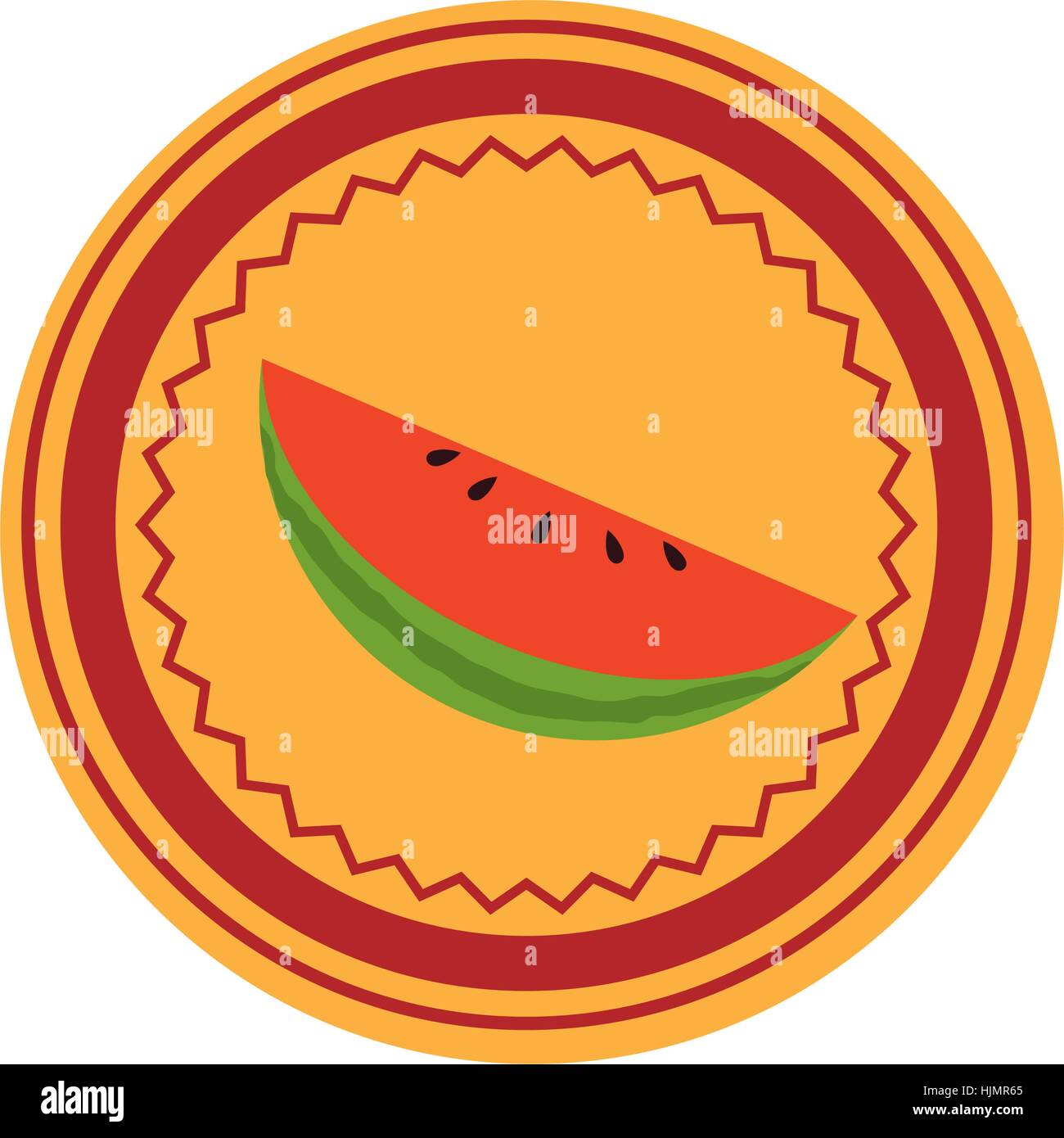 watermelon fresh fruit icon vector illustration design Stock Vector ...