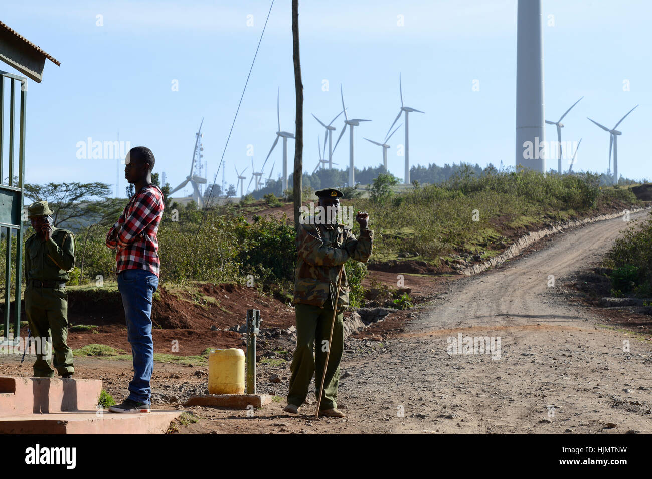 KENYA, Nairobi, Ngong Hills, 25,5 MW Wind Power Station with Vestas and