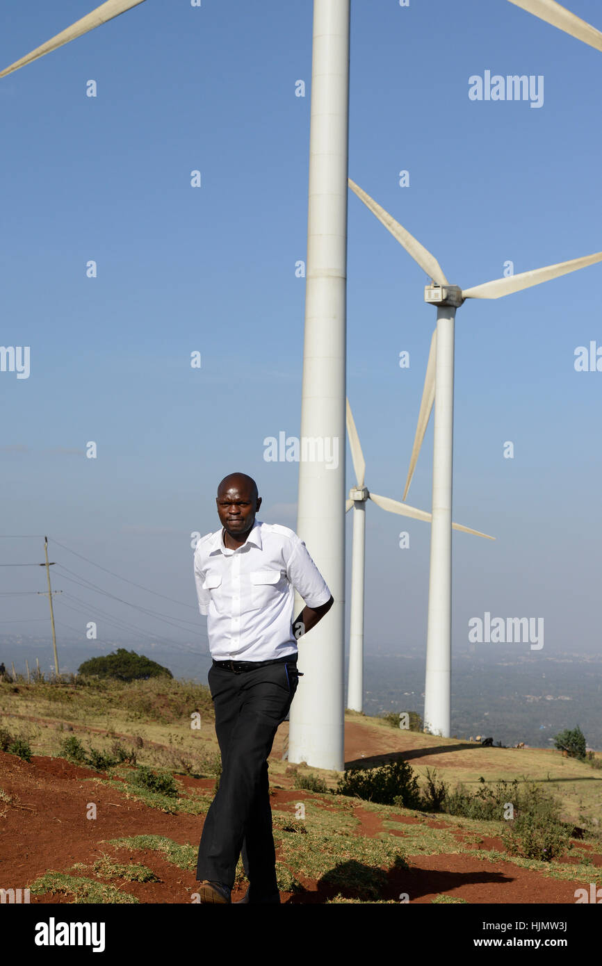 KENYA, Nairobi, Ngong Hills, 25,5 MW Wind Power Station with Vestas and