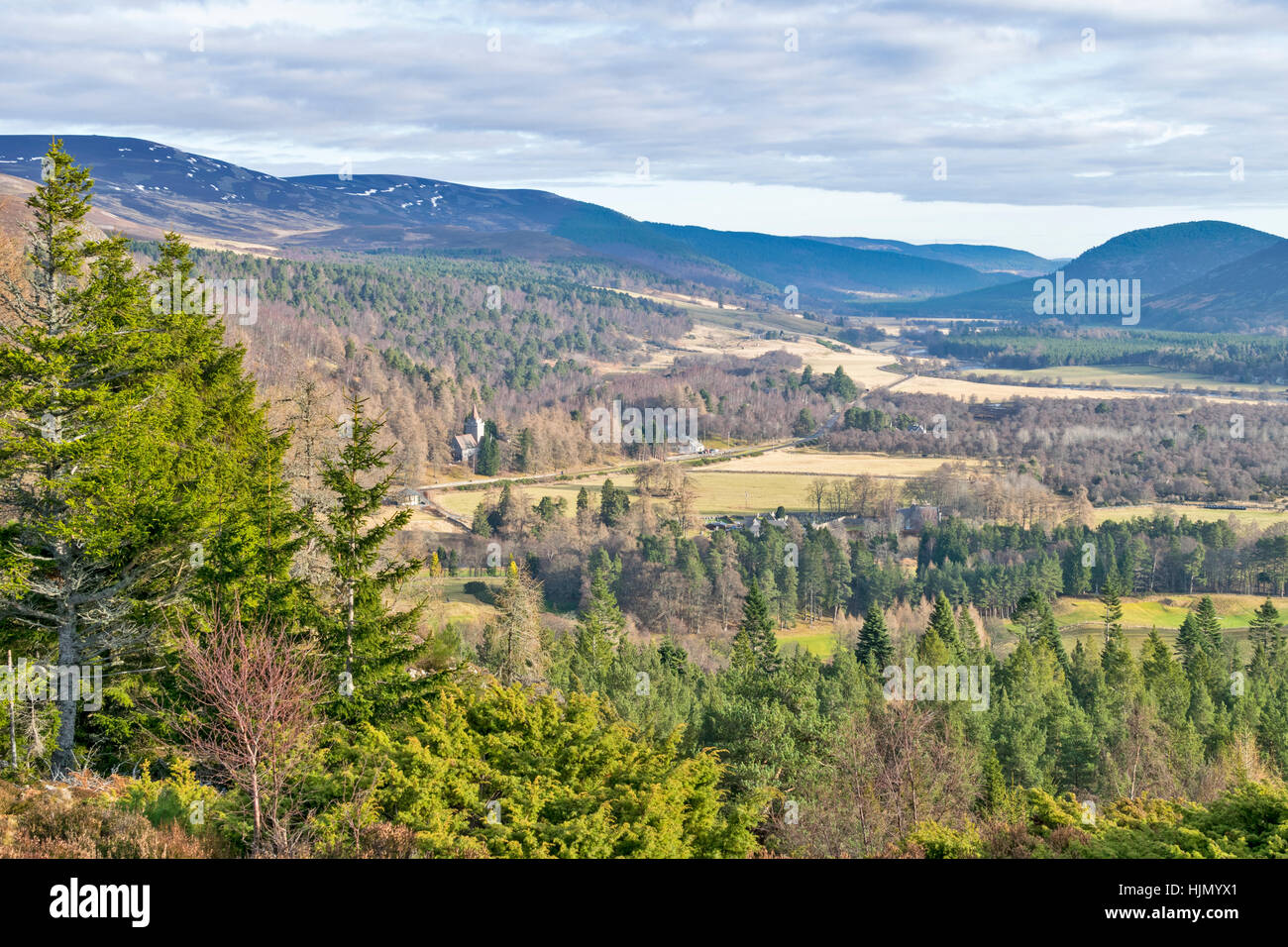 BALMORAL CAIRNS BALMORAL ESTATE CRATHIE THE PURCHASE CAIRN VIEW FROM