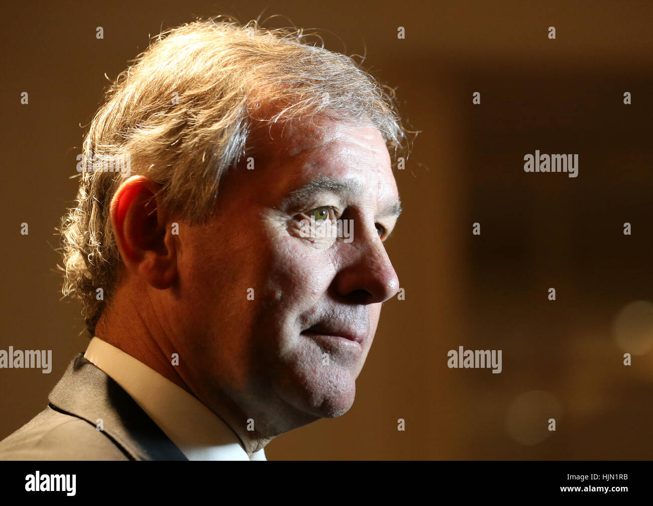 Bryan Robson during the FWA Gala Dinner at The Savoy, London Stock Photo