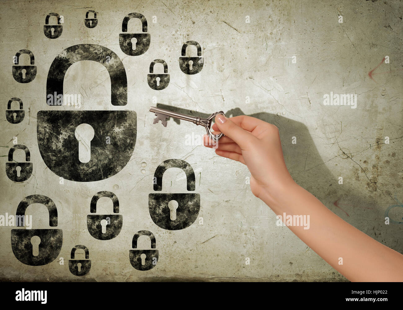 Close up image of human hand holding key Stock Photo - Alamy