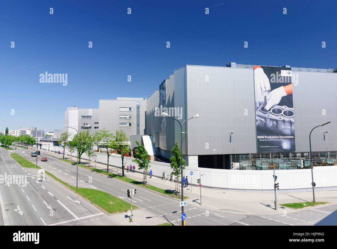 München, Munich: BMW factory buildings, Oberbayern, Upper Bavaria, Bayern, Bavaria, Germany Stock Photo