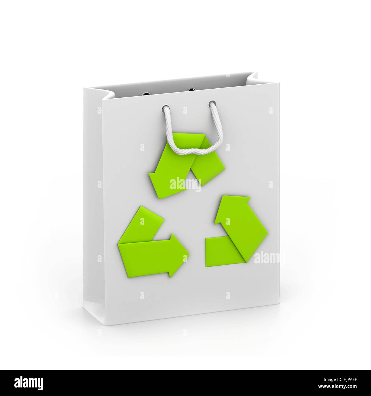 reusable shopping bag with recycle symbol Stock Photo Alamy