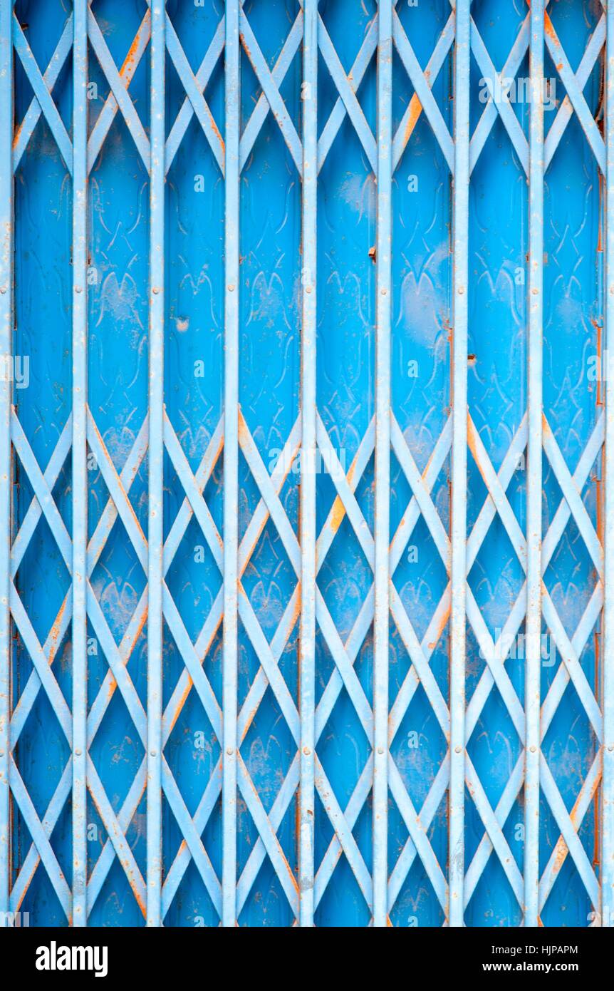blue, asia, goal, passage, gate, archgway, gantry, entrance, door, iron, steel, Stock Photo