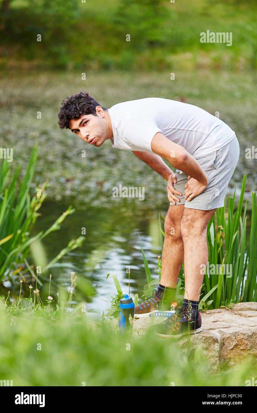 Man catching breath hires stock photography and images Alamy