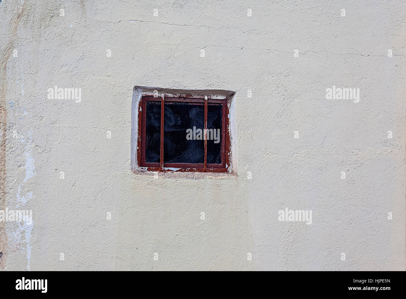 Window with bars on the old house Stock Photo - Alamy