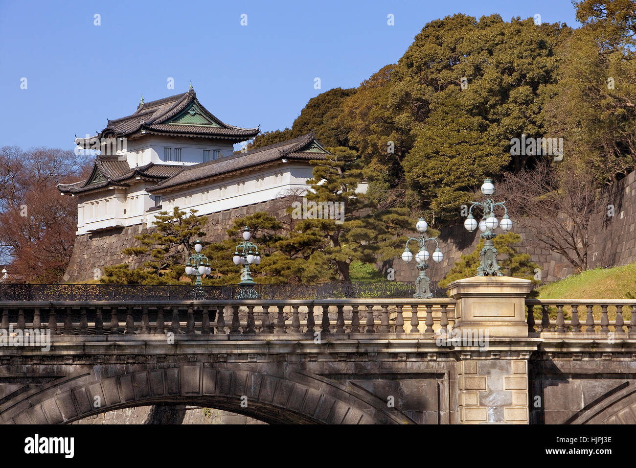 Imperial Palace.Tokyo city, Japan, Asia Stock Photo