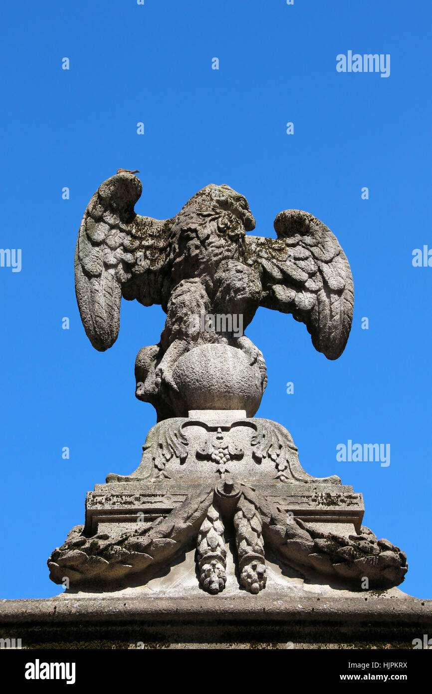 stone, sculpture, raptor, bavaria, eagle, world cultural heritage, monument, Stock Photo