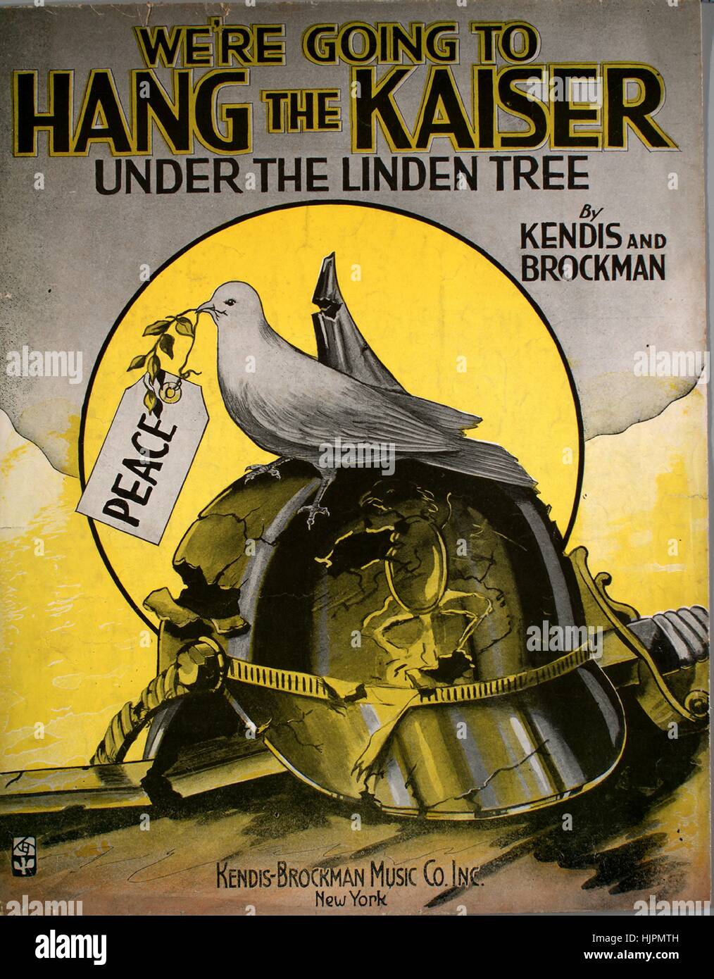 WW1 American sheet music ‘We’re going to Hang the Kaiser’ 1917 WW1 American sheet music ‘We’re going to Hang the Kaiser’ 1917