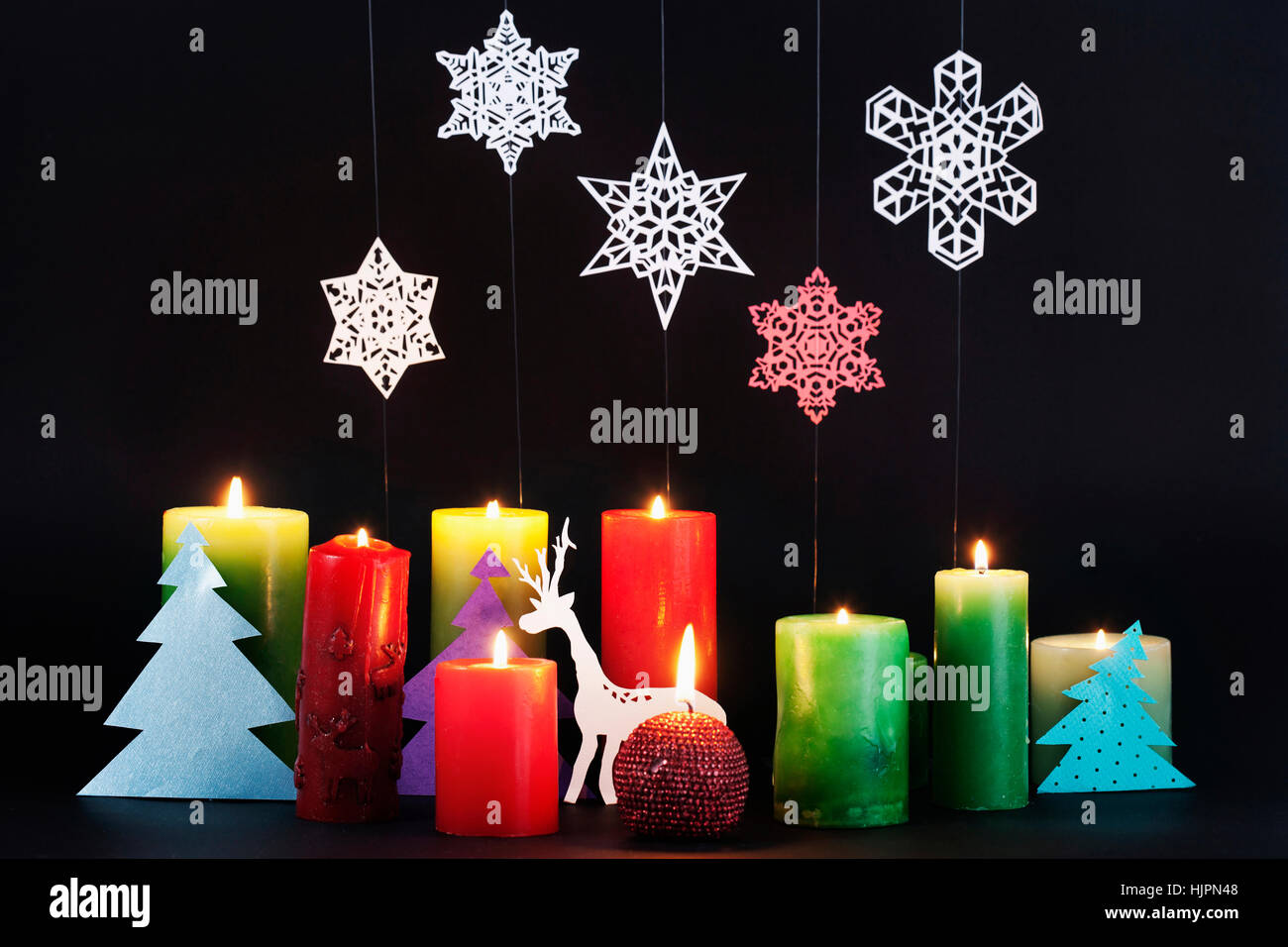 Candle christmas cut out hi-res stock photography and images - Page 6 -  Alamy