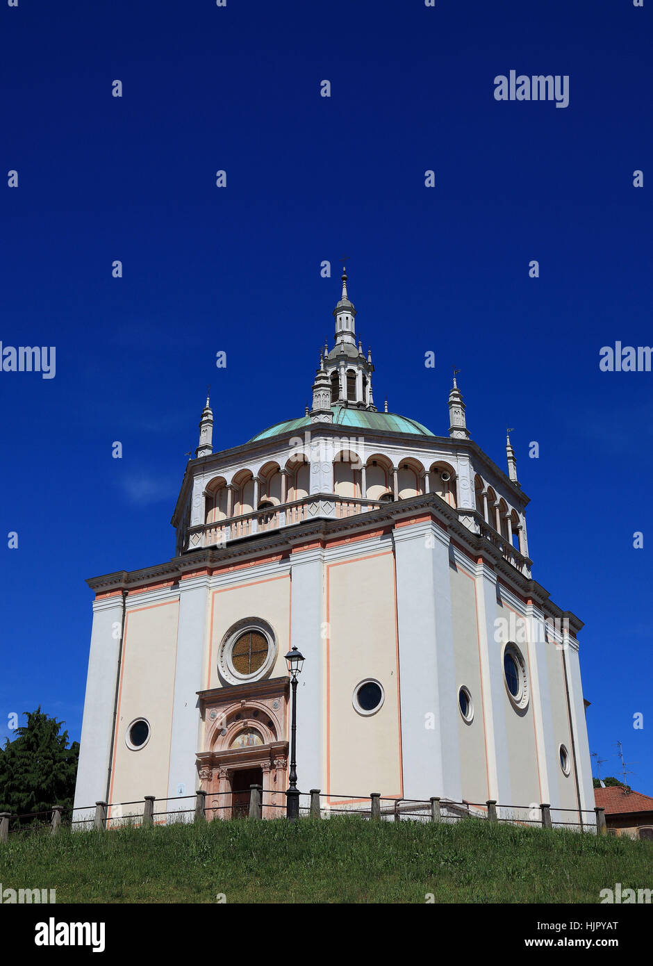 Italy, Crespi d'Adda, church, Chiesa del Santissimo Nome di Maria in ...