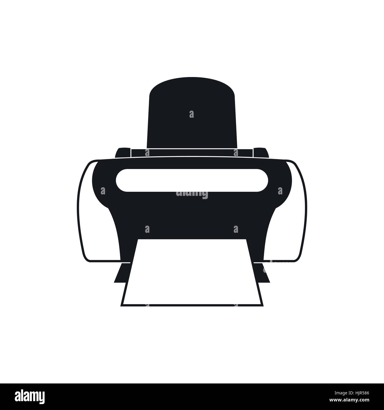 Photo printer icon in simple style on a white background Stock Vector ...