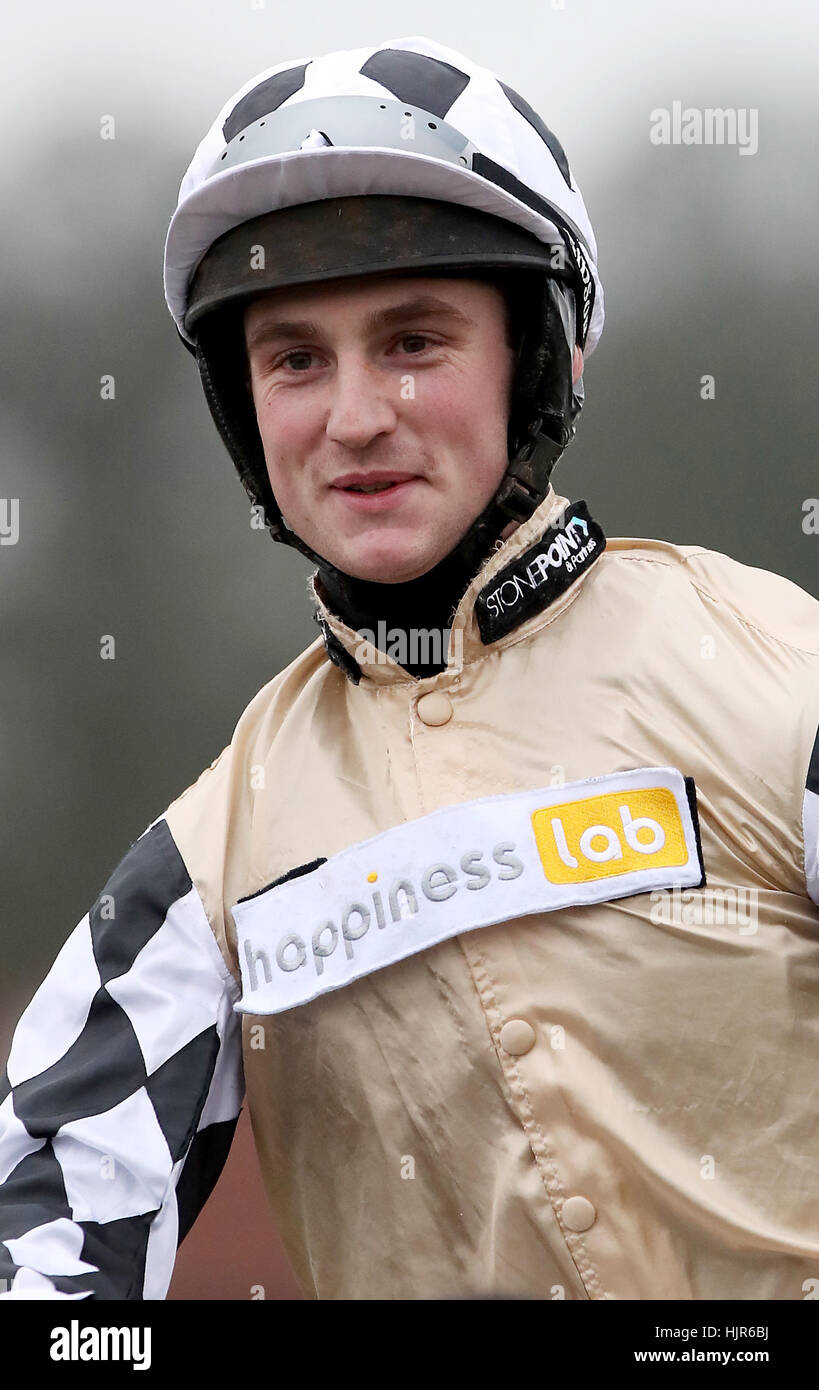 Jockey William Featherstone at Ludlow Racecourse Stock Photo Alamy