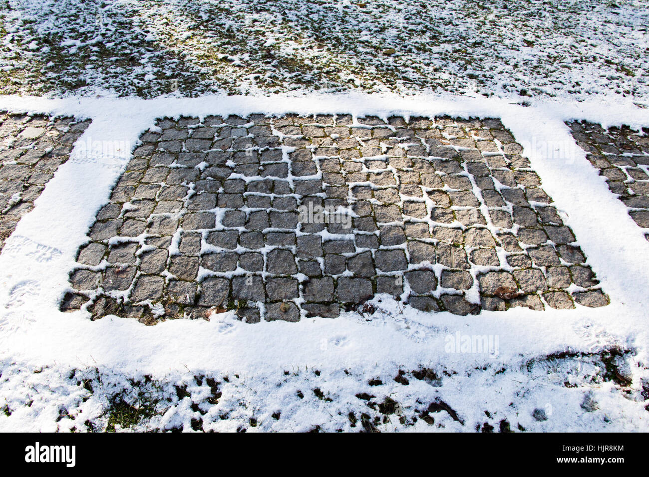 texture background of a cobblestone paved street Stock Photo - Alamy