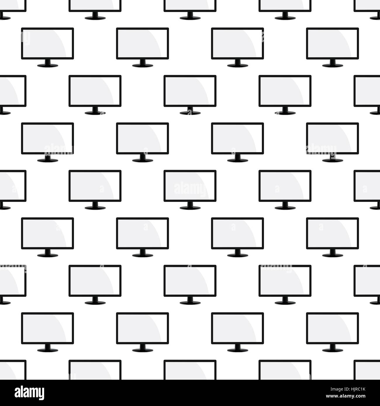 Monitor pattern seamless black for any design Stock Vector Image & Art ...