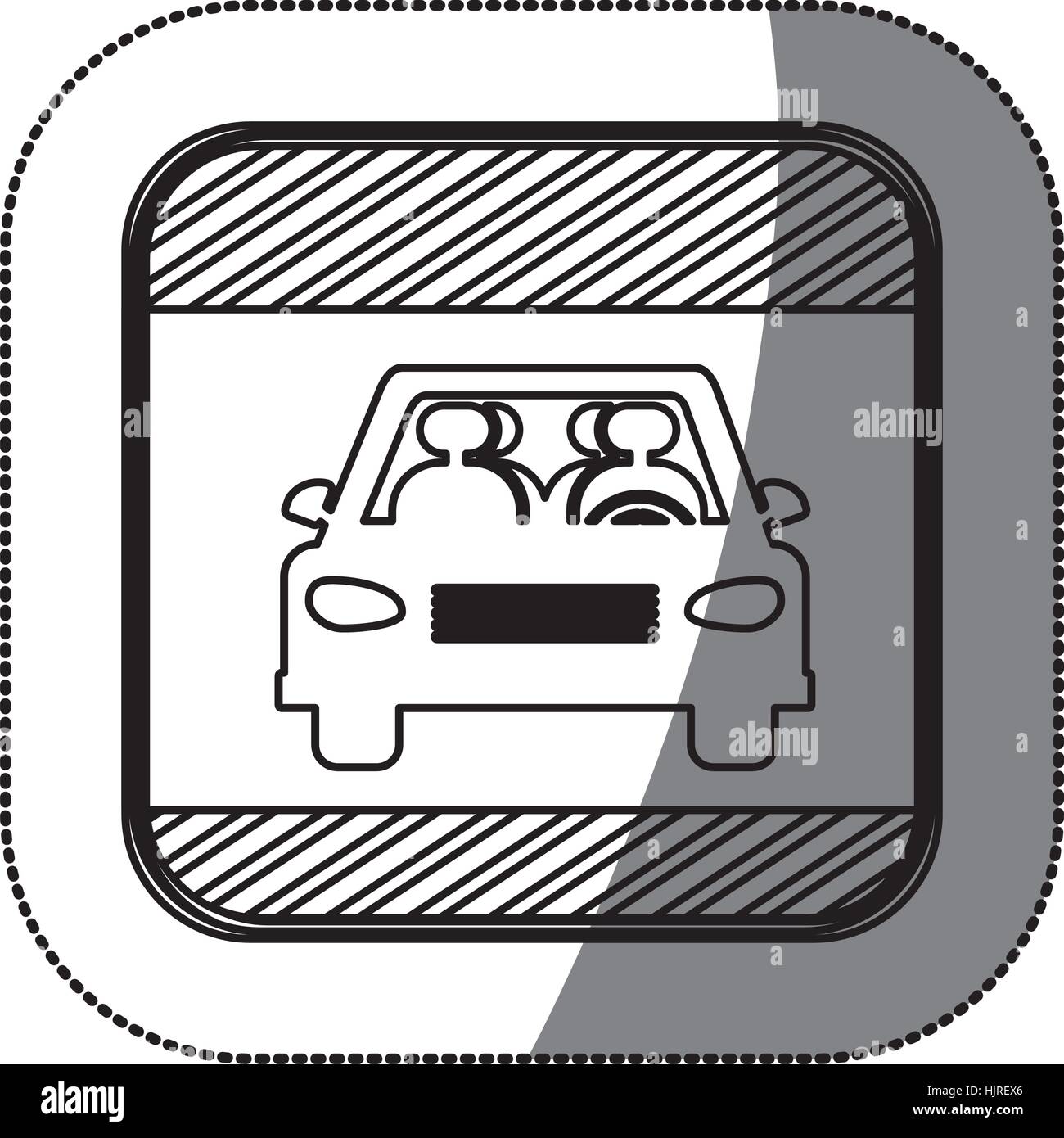 Isolated car vehicle icon vector illustration graphic design Stock ...